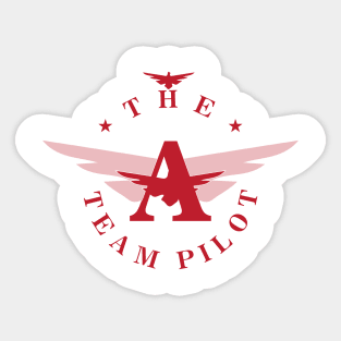 Logo for company that related to airplane Sticker